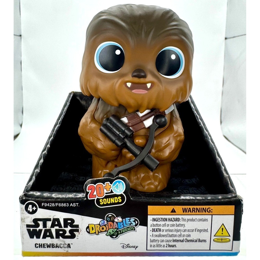 Star Wars Droidables Chewbacca Electronic Figure, Interactive Toy (4 Inch) NIP